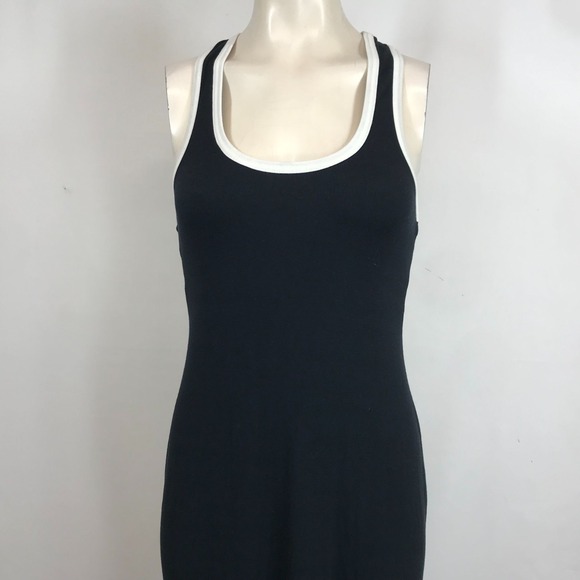 FREE PEOPLE FREE-EST - WOMENS XS -BLACK SLEEVELESS RACER BACK TANK DRESS - Picture 2 of 8